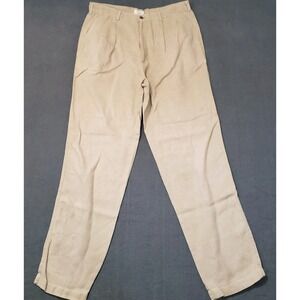 Gap Pants Mens Size 36x34 Linen Straight Beige